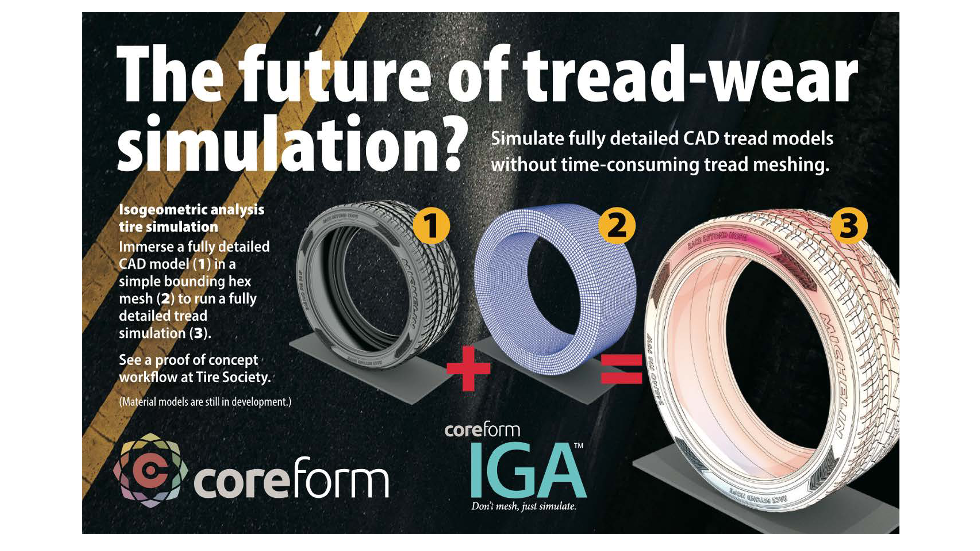 Coreform wins Department of Energy grant to explore simulation of advanced tire tread