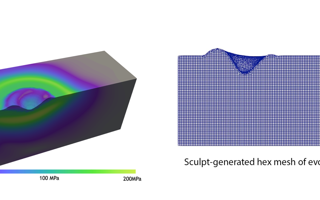 Coreform Cubit master class: Hex meshing an evolving level-set for a coupled fluid-mechanical simulation