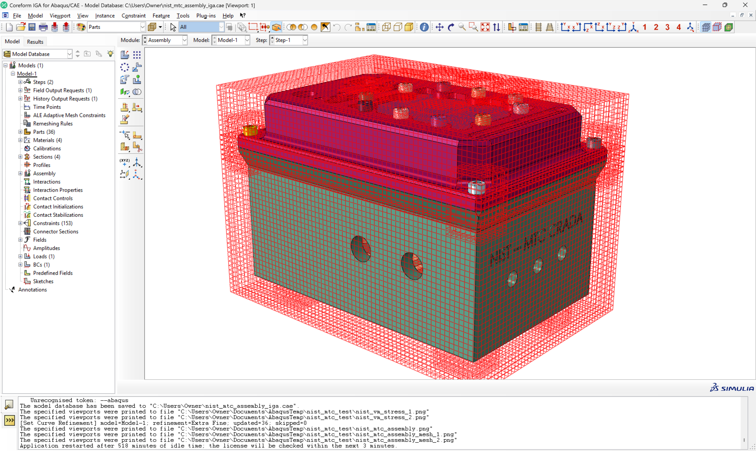 Coreform IGA for Abaqus