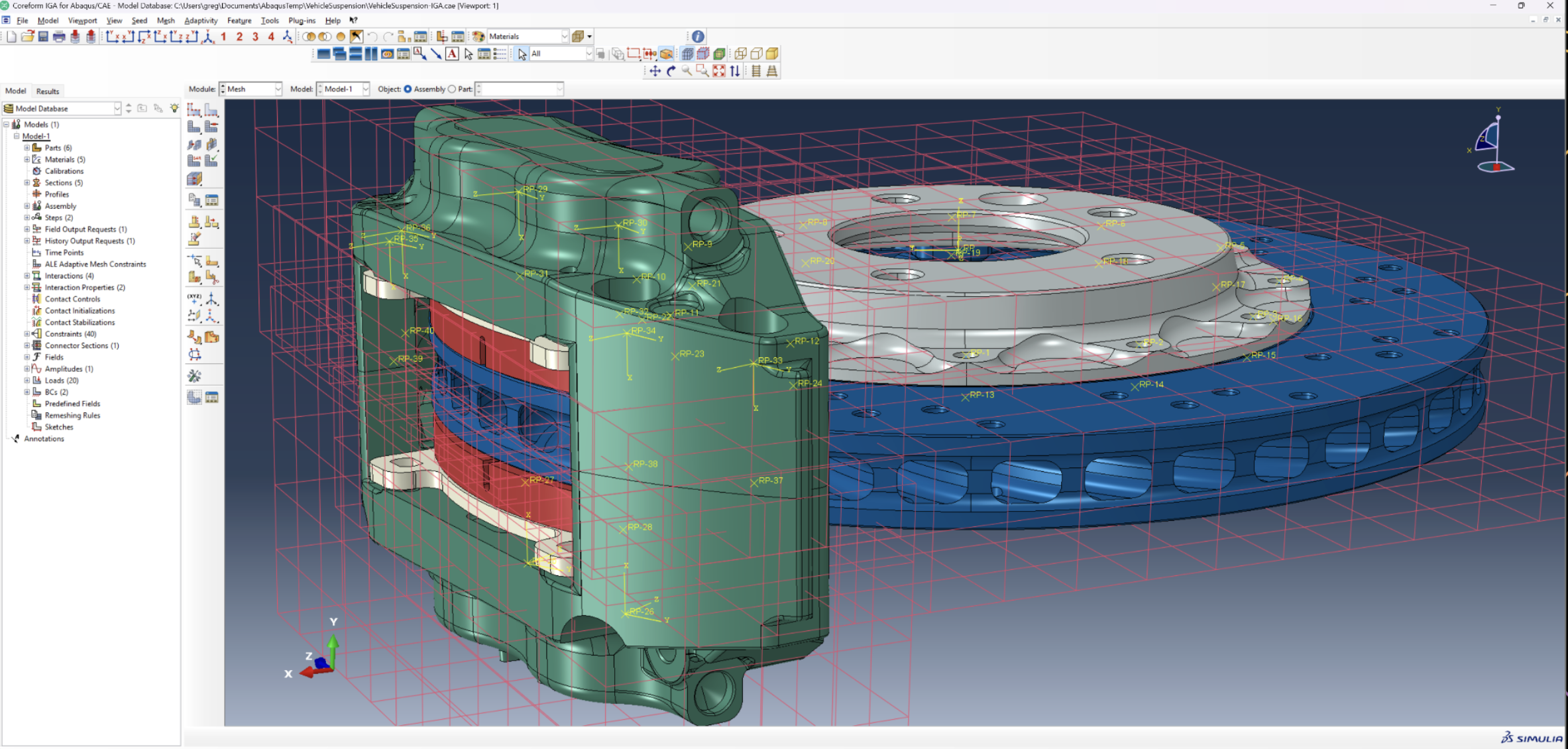 Coreform IGA for Abaqus